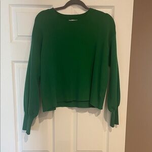 Oat New York Vibrant Green Knit Top